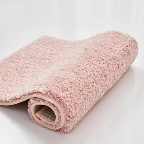 Vista 19 de CozeCube Melange - Tapete de baño lanudo marrón, 24 x 16 pulgadas, antideslizante, lavable