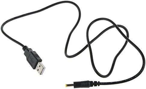 Vista 2 de ablegrid 0.9 yard nuevo USB PC cable de carga PC portátil cargador cable de alimentación para Sony Sony icf-c11ip icf-c11ip/BLK AM/FM Radio Reloj