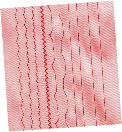 Vista 4 de COHEALI Máquina de coser con brazo de doble hilo Mini Overlock fácil de usar para proyectos domésticos y principiantes