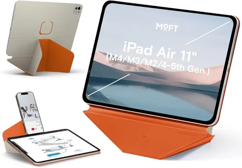 Vista 26 de MOFT Soporte dinámico para tablet compatible con iPad mini A17 Pro 2024 y iPad mini 6th A15 2021, funda magnética delgada para tablet con más de 20