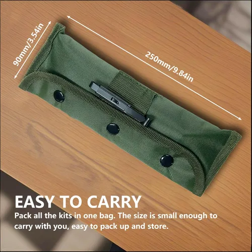 Vista 6 de Kit de limpieza de armas universal para pistolas+kit de limpieza de armas de fuego portátil