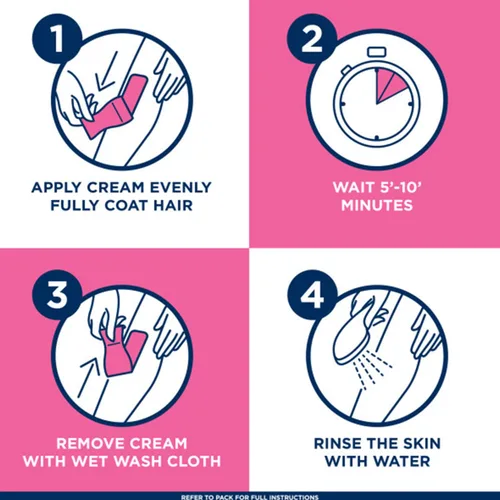 Vista 6 de Veet Fórmula para piel sensible con aloe vera y vitamina E, crema en gel de depilación dermatológicamente probada 6.76 onzas líquidas para piernas