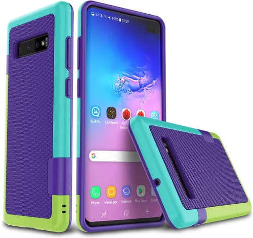Vista 42 de Jeylly Funda para Galaxy Note 8, funda para Note 8, [3 colores] delgada híbrida resistente TPU suave y policarbonato duro a prueba de golpes, Vino