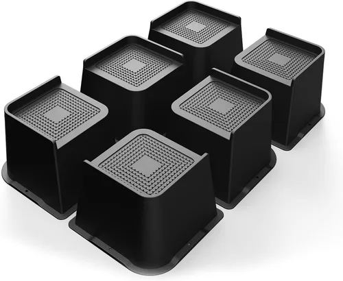 Vista 13 de Elevadores de cama de 2 pulgadas, 3 pulgadas, 4 pulgadas, 6 pulgadas u 8 pulgadas, elevadores de muebles resistentes, hasta 6000 libras, diseño
