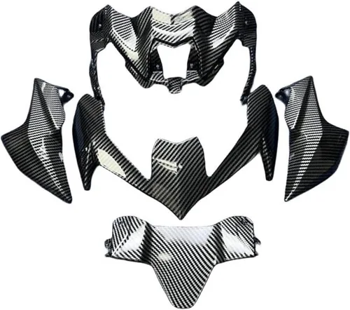 Vista 7 de Pro Taper Frame Fairings Motorcycle Front Headlight Beak Cowl Cover Extension Aerodynamic Winglets Fairing For Kawasaki Z900 2020-2022 Powersport