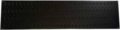 Vista 9 de Wall Control Estante Estrecho de Tablero de Clavijas 8 pulgadas x 32 pulgadas Beige de Metal Tablero de Clavijas Runner Tablero de Herramientas