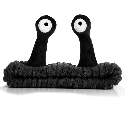WLLHYF Diadema de spa para maquillaje facial, banda para la cabeza de microfibra suave de forro polar coral para la cabeza, caracol, dibujos