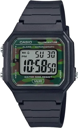 Casio W217H Series Mens Digital Watch 50M WR 1100 Second Stopwatch LED Backlight Countdown Timer 100 SEC Chronograph Daily Alarm Hourly Time