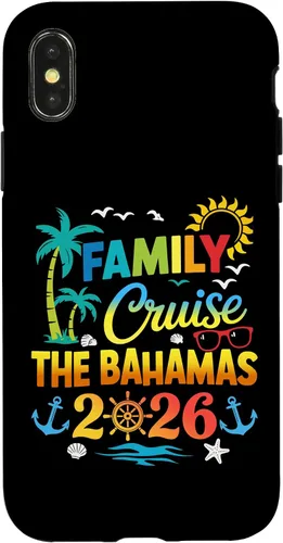 Vista 5 de Bahamas Family Cruise 2026 Case for iPhone XR