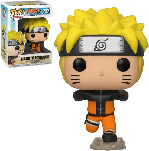 Vista 4 de POP Naruto Shippuden - Figura de vinilo de Funko de Naruto Uzumaki (Running) (incluye funda protectora de caja compatible), multicolor, 3.75 pulgadas