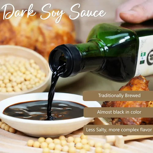 Vista 9 de NPG Vinagre Chinkiang 19.61 fl oz, vino de cocina chino 33.81 fl oz, salsa de soja oscura 16.9 fl oz