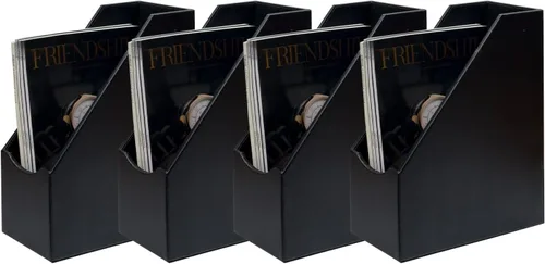 Vista 10 de UnionBasic Soporte para archivos, organizador de documentos de escritorio de cuero sintético, soporte de papel para oficina en casa, clasificador