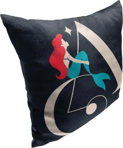 Vista 2 de Northwest Ariel - Almohada de la Sirenita, 18 x 18 pulgadas