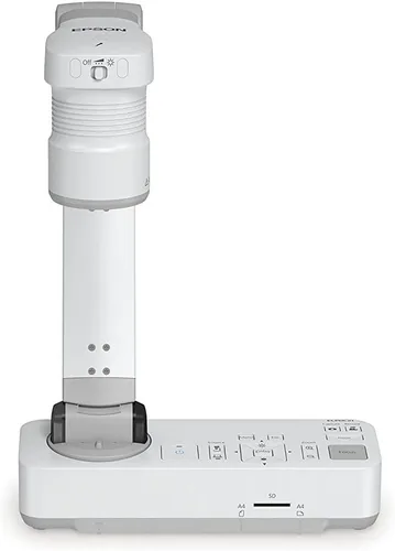 Vista 5 de Epson Cámara de documentos de alta definición DC-13 con HDMI, zoom digital de 16x y resolución de 1080p, color blanco
