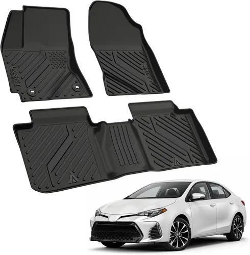Vista 74 de LASFIT Alfombrillas de piso para Toyota Tacoma 2008-2011 Cabina de Acceso Transmisión Automática, Forro de Piso de Ajuste Personalizado para Todo