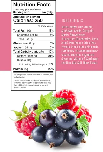 Vista 3 de Amrita Maca de chocolate (12 barras) + barra de proteína de mantequilla de girasol y gelatina Sin maní, sin soja, sin gluten, sin lácteos, vegano