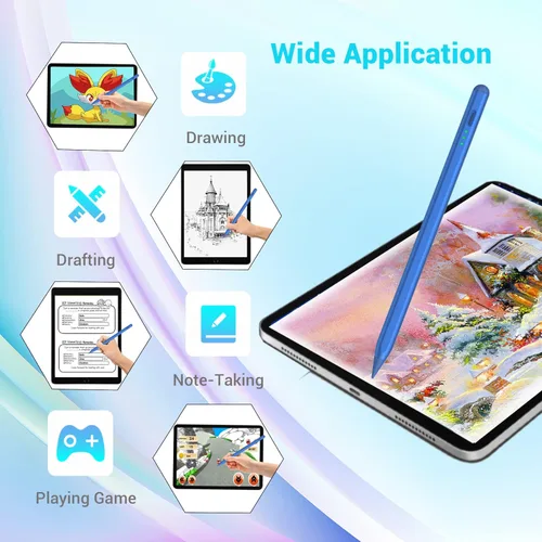 Vista 4 de Lápiz óptico para Apple iPad Pencil 2º para iPad A16 6ª, 7ª, 8ª, 9ª, 10ª generación, Apple Pen con rechazo de palma 2018-2025, iPad mini 6/5, A17