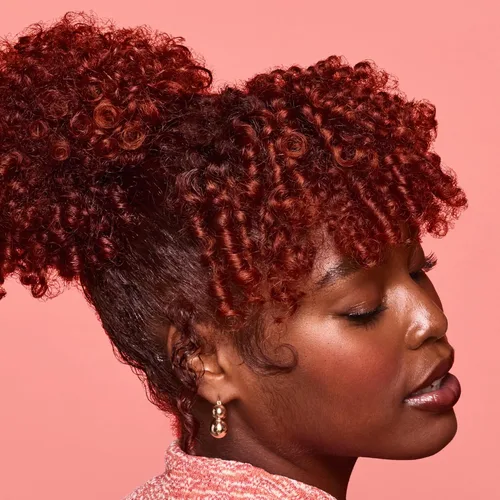 Vista 6 de SheaMoisture Define & Shine - Gel de peinado + hidratación de lino de coco e hibisco, mantiene tu estilo todo el día impregnado con glicerina