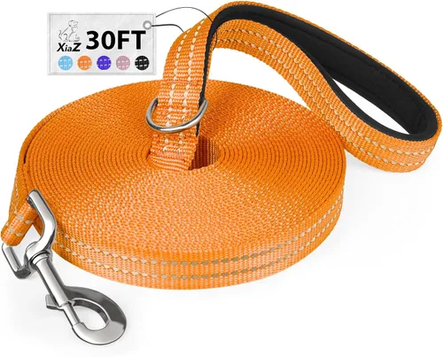 Vista 11 de Correa Larga para Perros XiaZ Correas de Entrenamiento 10/15/20/30/50/100 pies Correa Larga para Perros 30 pies Correa de Entrenamiento