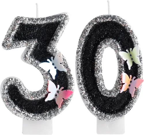 Vista 33 de Velas de cumpleaños número 1, decoración de fiesta de cumpleaños de mariposa para mujeres y niñas, vela morada de feliz cumpleaños para pastel, vela