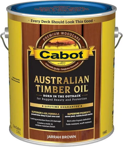 Vista 26 de Cabot Aceite de madera australiano, natural, 1 cuarto de galón