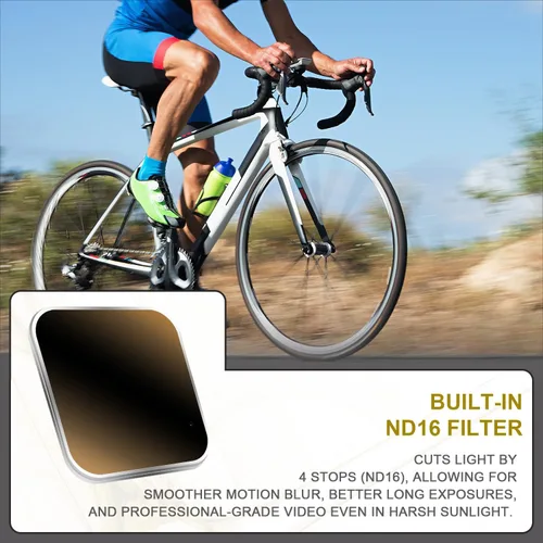 Vista 6 de Protector de lente de filtro magnético con ND16 para iPhone 14 Pro/Pro Max, iPhone 15 Pro/Pro Max, iPhone 16 Pro/Pro Max, iPhone 17 Pro/Pro Max