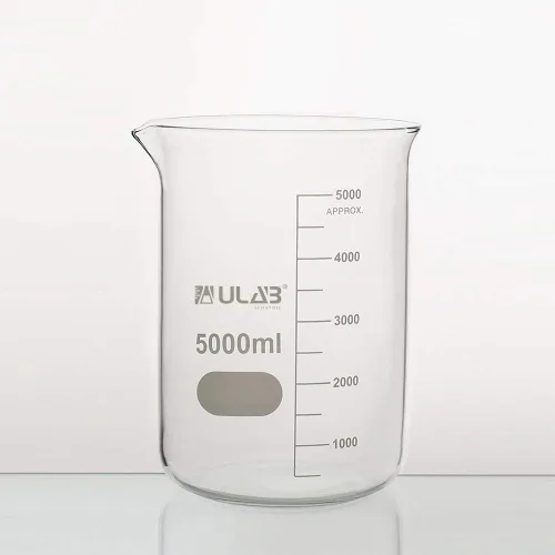 Vista 34 de Ulab Pinzas para vaso de precipitados de laboratorio, extremos recubiertos de goma roja, acero niquelado de 1/4 ", para vaso de precipitados