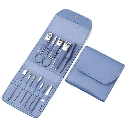 Vista 5 de Kit Manicure Pedicure X12 Piezas Viajero - Color: Rosa