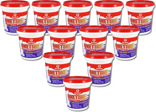 Vista 12 de Red Devil 0549 ONETIME - Kit de pared ligero Spackling Patch-A-Pared, 1/2 pinta, fabricado en Estados Unidos