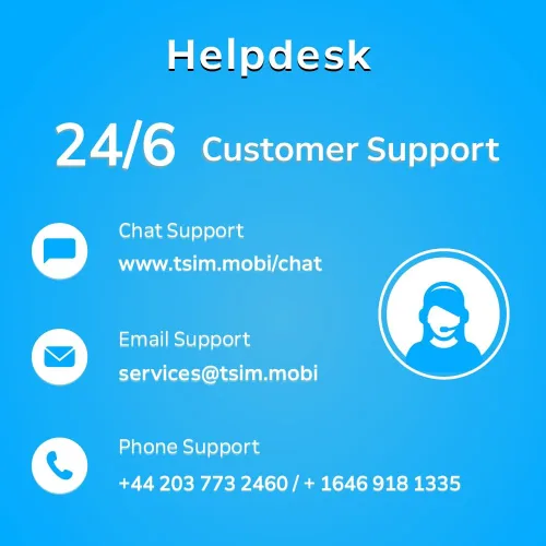 Vista 5 de TSIM Tarjeta SIM de América del Sur 30 días 6 GB de Internet en 5G/4G/LTE (Se permite compartir datos) Uso en Brasil, Chile, Colombia, Perú