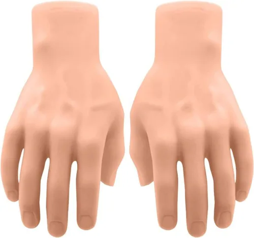 Mano realista falsa mano humana sangrienta parte del cuerpo embrujado