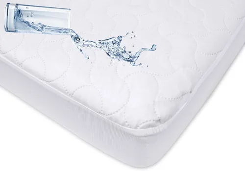 Vista 3 de American Baby Company - Protector de colchón impermeable ajustado para cuna de bebé 52" x 28" - Funda protectora de colchón acolchada, silenciosa
