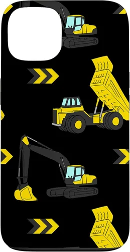 Vista 7 de Dump Excavator Truck Pattern Construction Vehicle Boys Case for iPhone 17