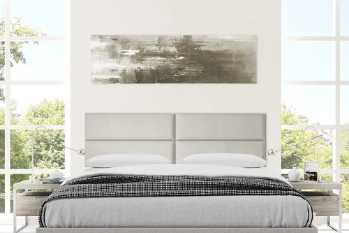 Vista 152 de Vänt - Paneles tapizados de cabecera para montar en la pared, diseño Isabelle, 60 x 23 pulgadas, configuración de 4 paneles individuales