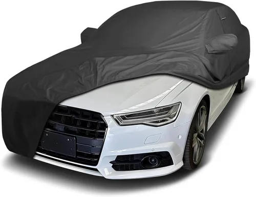 Vista 33 de iCarCover Funda de automóvil personalizada para Audi 100 y 200 (1989-1994), impermeable, para todo tipo de clima, lluvia, nieve, UV, protector solar