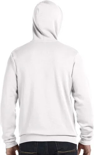 Vista 3 de Sudadera Bella + Canvas unisex Poly-Cotton Fleece Full-Zip Hoodie - 3739