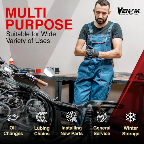 Vista 8 de Soporte trasero para motocicleta, soporte universal para rueda trasera de motocicleta, soporte de neumático de motocicleta compatible con Yamaha