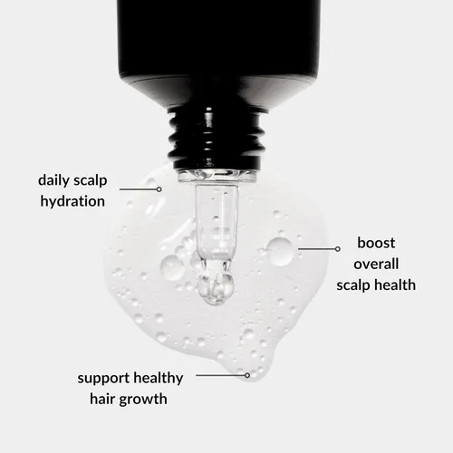 Love Ur Curls - Suero de cuero cabelludo saludable activador del crecimiento del cabello, extractos de cúrcuma y albahaca para una hidratación