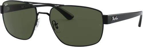 Ray-Ban RB3663 Gafas de sol rectangulares de metal
