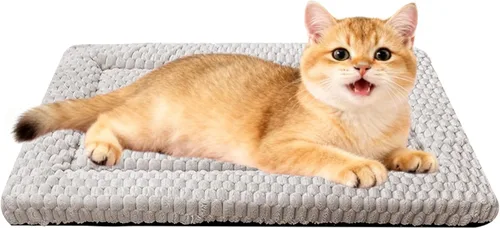 Vista 21 de Tapete de Cama para Perro, Reversible y Ultra Suave, Almohadilla de Perrera - Lavable a Máquina, Cama para Mascotas para Perros y Gatos - Forro