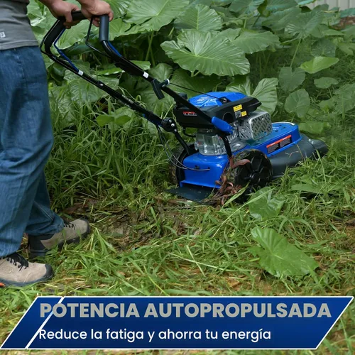 Vista 7 de BILT HARD Cortadora de malas hierbas de empuje, cortacésped de 170cc de 4 ciclos a gas, diámetro de corte de 22 pulgadas, comedor de malas hierbas a