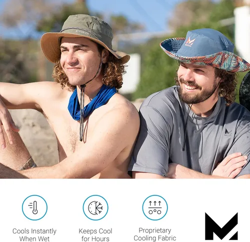 Vista 5 de MISSION Cooling Neck Gaiter, Men and Womens All Weather Neck Gaiters, UPF 50