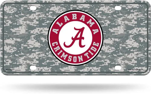 Vista 63 de NCAA etiqueta de metal para auto, negro