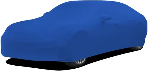 Vista 9 de WinPower Funda para automóvil deportivo de interior de 177 a 189 pulgadas, elástica, a prueba de polvo, cubierta completa para automóvil Rojo