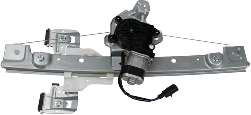 Vista 201 de TRQ Regulador de ventana eléctrico lateral del conductor delantero con motor para camión Chevy