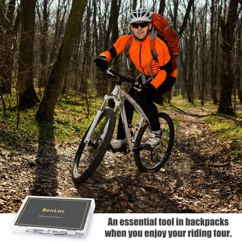 Vista 6 de Bike Inner Tire Patch Repair Kit - Bycicle Tube Puncture Patches Kits, 30PCS Vulcanizing Patches, Glueless Patchs for Motorcycle BMX Cycling MTB