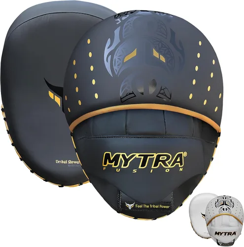 Vista 5 de Mytra Fusion Boxing Pads - Focus Mitts MMA Muay Thai Boxing Mitts for Kickboxing Training and Martial Arts