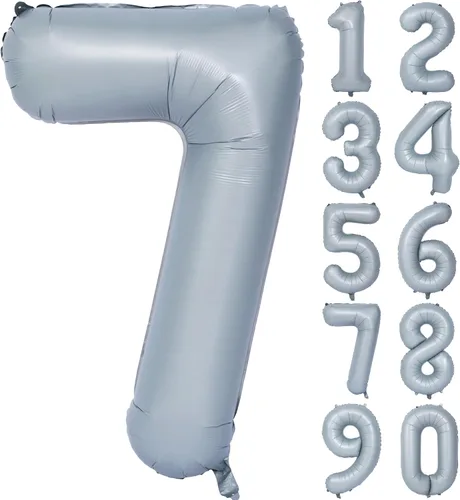 Vista 40 de Globos de 40 pulgadas con números de caramelo, papel de aluminio de helio, globos de látex de Mylar para fiesta de cumpleaños, decoración digital 0