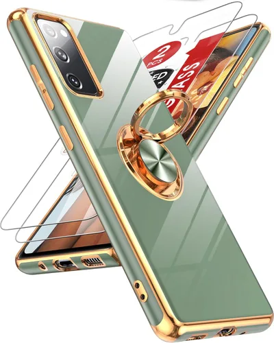 Vista 147 de LeYi Funda para iPhone XR: con Protector de Pantalla de Vidrio Templado [Paquete de 2] Soporte de Anillo Giratorio de 360°, Soporte Magnético