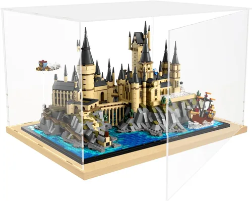Vista 24 de Choowin Vitrina de acrílico para casco de Lego Star Wars para casco de Lego Capitán Rex, vitrinas de acrílico transparente grueso para Negro